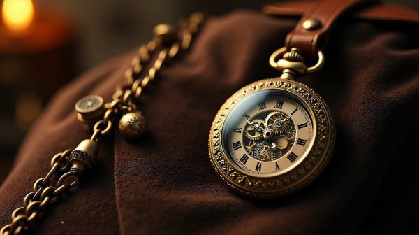 La montre à gousset, élégance mécanique du steampunk