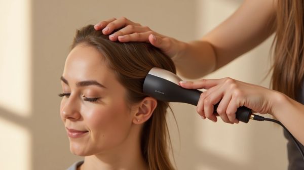 Réalisez un brushing professionnel avec la brosse soufflante ghd