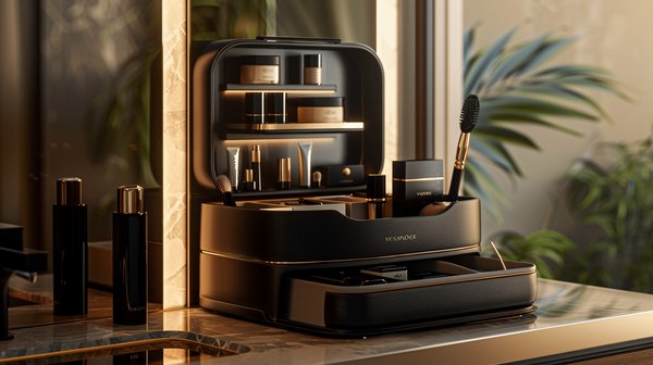 Simplifiez votre routine beauté avec un organiseur maquillage élégant