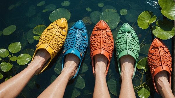 Découvrez les claquettes poisson : confort et originalité estivale